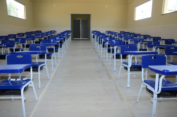 Foto: Estado entrega mais uma escola e amplia número de vagas no ensino médio em Mocajuba | Fotógrafo: Rai Pontes